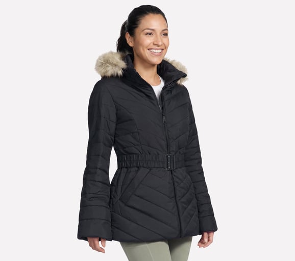 On-The-GO GO SHIELD Cozy Fit Belted Parka