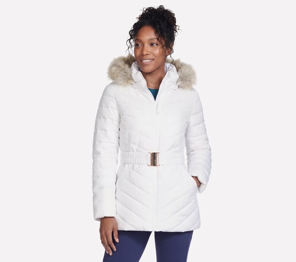 On-The-GO GO SHIELD Cozy Fit Belted Parka