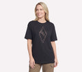 Gold Splatter Diamond Short Sleeve Tee